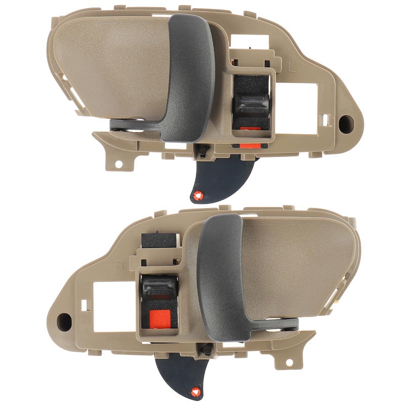 IRONTEK 1 Pair Interior Door Handle for Driver and Passenger Side Fits 95-00 Chevrolet C/K Tahoe 99-06 Chevrolet Silverado 95-00 GMC C/K Yukon 99-06 GMC Sierra Inner Door Handle #15708043 15708044 - Image 1